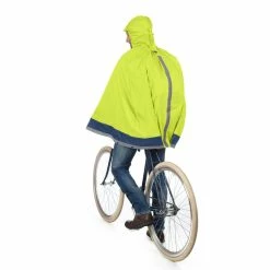 Tucano Urbano Cape Vélo Pluie (homme/femme) Avec Soufflet -Antivols Vélo Soldes Boutique 178184 15023 1000 cape anti pluie tucano garibaldina plus jaune fluo
