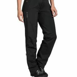 Surpantalon Vaude Femme Yaras Rain Pants III -Antivols Vélo Soldes Boutique 41523 010 d