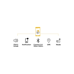 Antivol Netlock 60 HU Luma -Antivols Vélo Soldes Boutique antivol u diam 16mm x 260mm alarme connecte noir 5