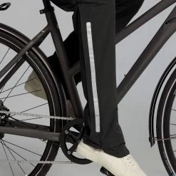 Pantalon Imperméable Basil Mosse Femme -Antivols Vélo Soldes Boutique basil mosse bicycle rain pants women black 5