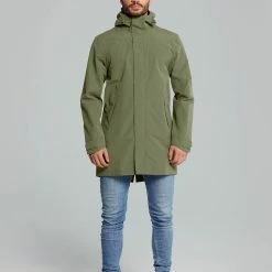 Parka Imperméable Basil Mosse Homme 12 Parka Imperméable Basil Mosse Homme -Antivols Vélo Soldes Boutique basil mosse bicycle rain parka men green 2