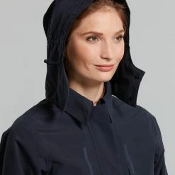 Trench Basil Mosse Femme -Antivols Vélo Soldes Boutique basil mosse bicycle rain trenchcoat women blue 6