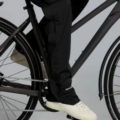 Pantalon Imperméable Basil Skane Femme -Antivols Vélo Soldes Boutique basil skane bicycle rain pants women black 5