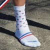 Pente Douce Chaussettes De Cyclisme : Cocardes 2 Pente Douce Chaussettes De Cyclisme : Cocardes -Antivols Vélo Soldes Boutique cocardes legeres