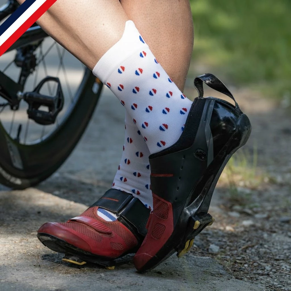 Pente Douce Chaussettes De Cyclisme : Cocardes 5 Pente Douce Chaussettes De Cyclisme : Cocardes – Image 4