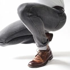 Bolid'ster Jean Vélotaf Bolidster (Hip'ster Light) -Antivols Vélo Soldes Boutique jean velo armalith hipster light bleach accroupi