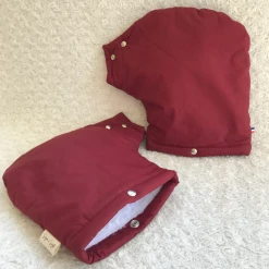 Manchons Suzon & Suzette LÉON -Antivols Vélo Soldes Boutique manchons velo couleur bordeau uni