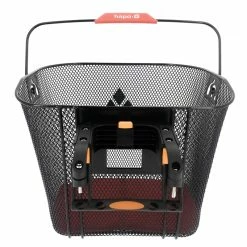 HAPO-G Panier Acier XXL Noir -Antivols Vélo Soldes Boutique panier acier xxl noir avec fixation dmts universelle compatible e bike