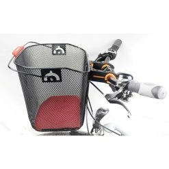 HAPO-G Panier Acier XXL Noir -Antivols Vélo Soldes Boutique panier acier xxl noir avec fixation dmts universelle compatible e bike 3