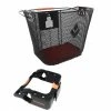 HAPO-G Panier Acier XXL Noir -Antivols Vélo Soldes Boutique panier acier xxl noir avec fixation dmts universelle compatible e bike 4