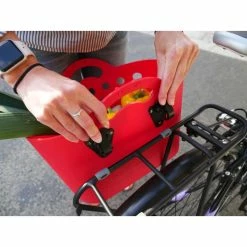 HAPO-G Panier Trendy One Arrière -Antivols Vélo Soldes Boutique panier trendy one fixation porte bagages rouge 7