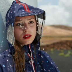 Le Temps Des Grenouilles Cape De Pluie Vélo ADULTE - Tissu à Motif -Antivols Vélo Soldes Boutique poncho de pluie cycliste le temps des grenouilles