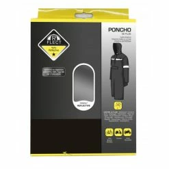 R Flect Poncho Vélo Imperméable Noir (polyvalent 2 Roues) -Antivols Vélo Soldes Boutique poncho pluie velo homme
